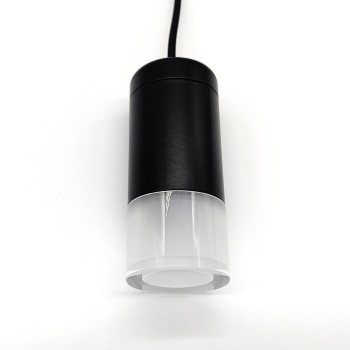 Lampa loft wisząca LINEA-6 LONG czarna XT100-6P - Step Into Design